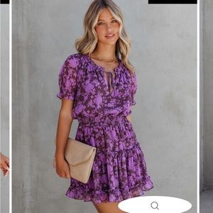 Purple and brown size medium dress, VICI boutique